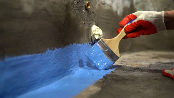 SJ Waterproofing Pros commercial waterproofing team near Larwill, IN